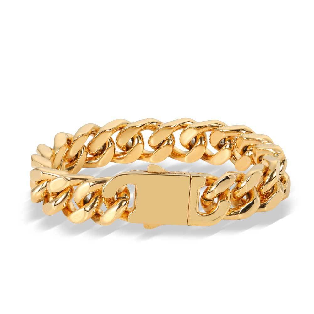 12mm 316L Stainless Steel Hollow Cuban Chain + Free Cuban Bracelet - BOGO - Image 3