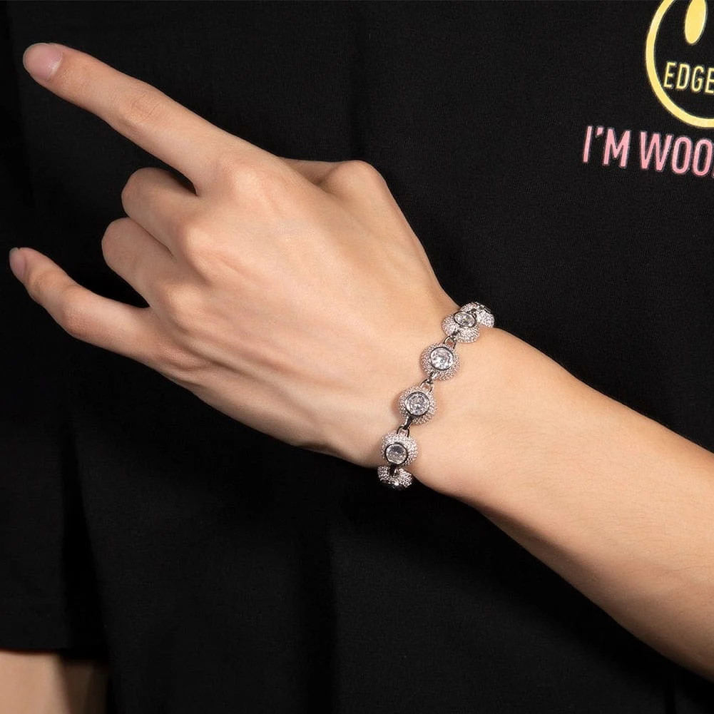 12mm Bowl Shaped Iced out Chain or Bracelet - Image 13