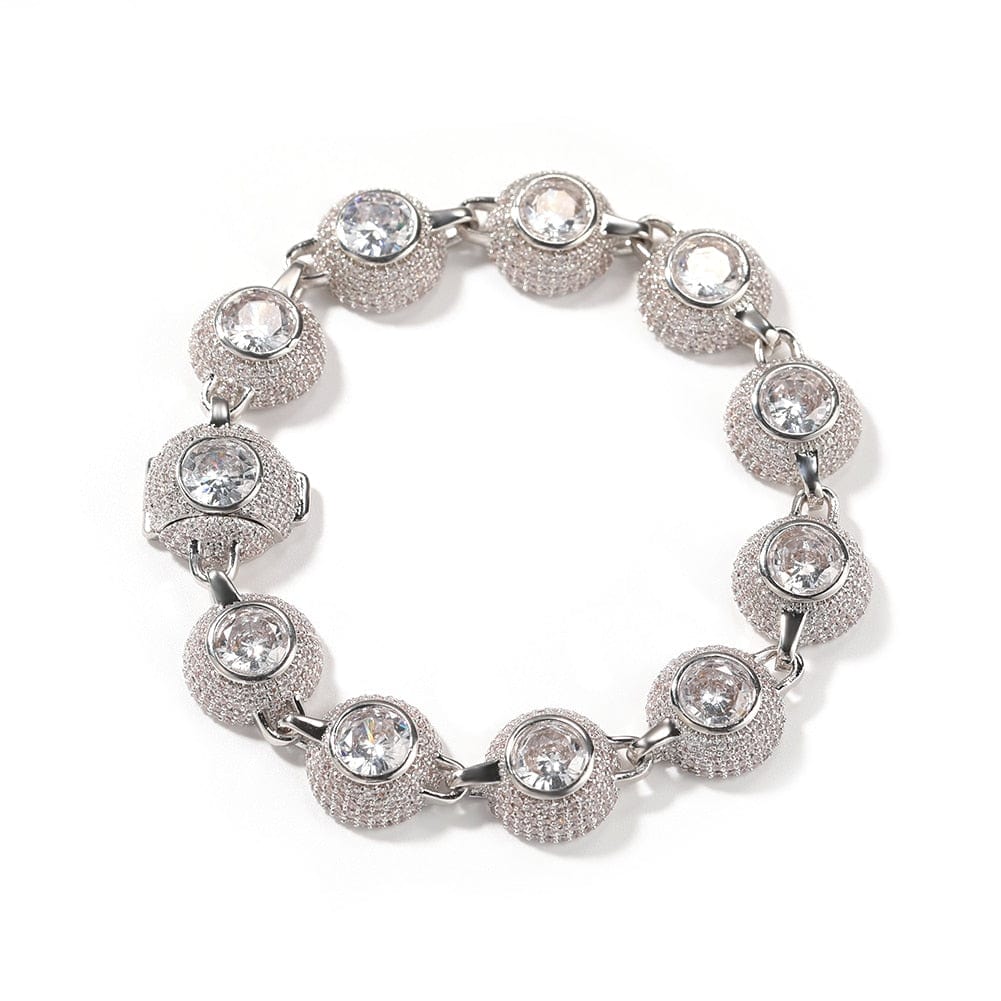 12mm Bowl Shaped Iced out Chain or Bracelet - Image 3