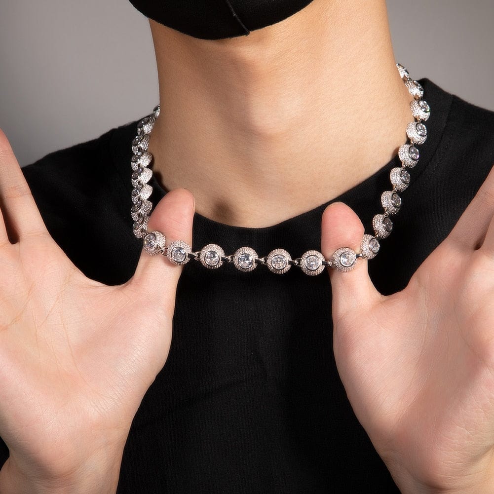 12mm Bowl Shaped Iced out Chain or Bracelet - Image 4