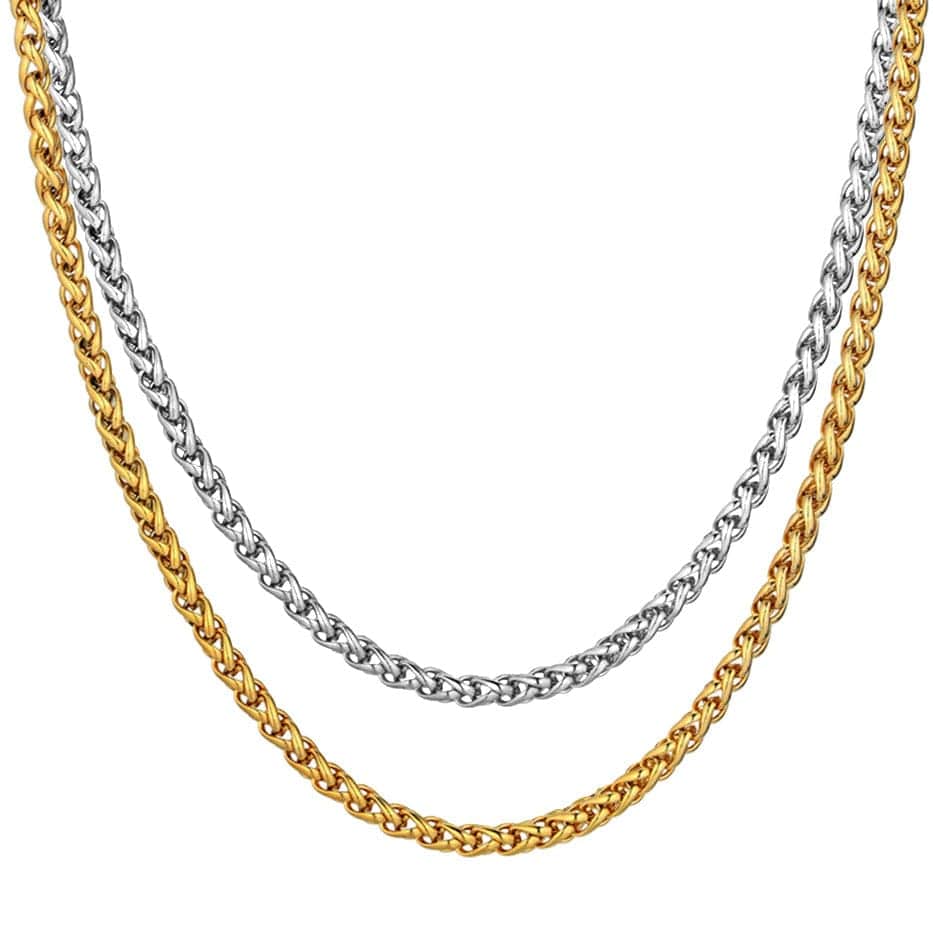 14k Gold 316L Stainless Steel Rope Chain - Image 10