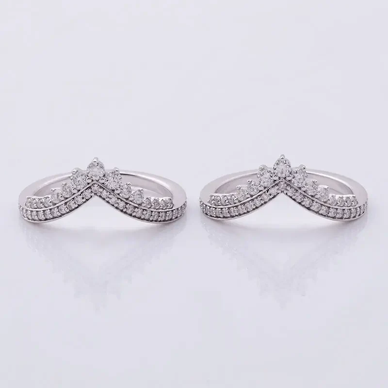 14k White Gold 3CT Moissanite Engagement Ring - Image 5