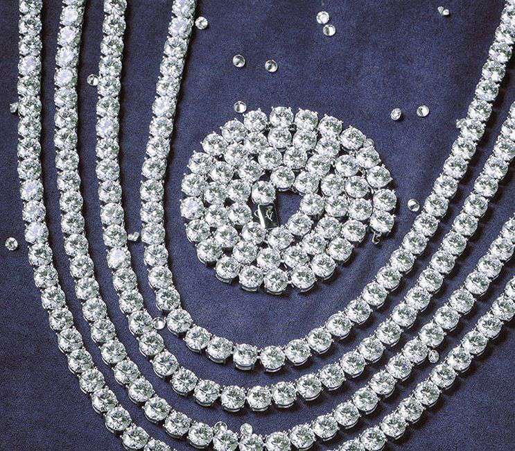 Diamond Prong Tennis Chain - Will Not Rust or Fade - Image 4