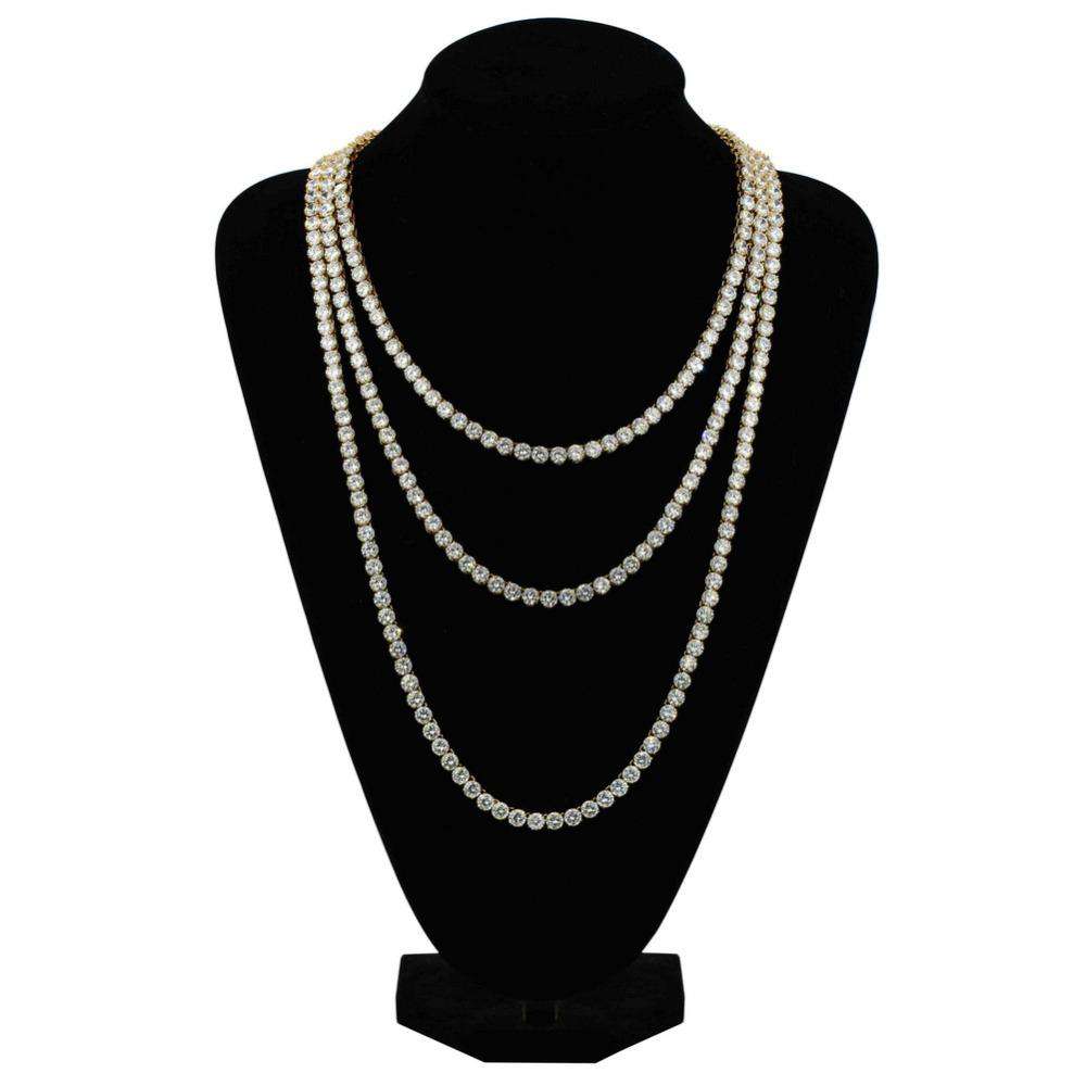 Diamond Prong Tennis Chain - Will Not Rust or Fade - Image 9