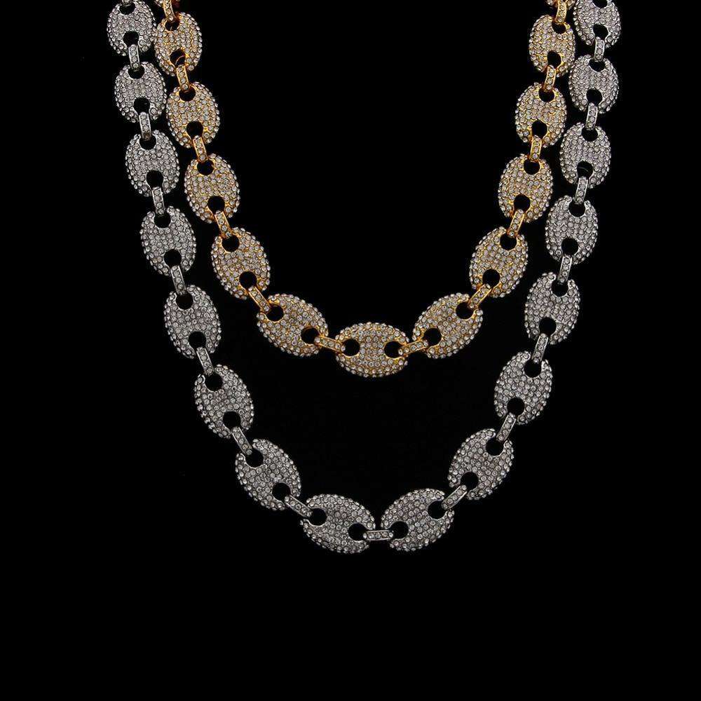 18k Gold CZ G-Link Chain - Image 5