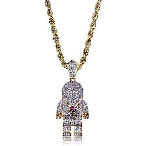 18k Gold Plated Swag and Surf Watch and Chain Combo - Image 10