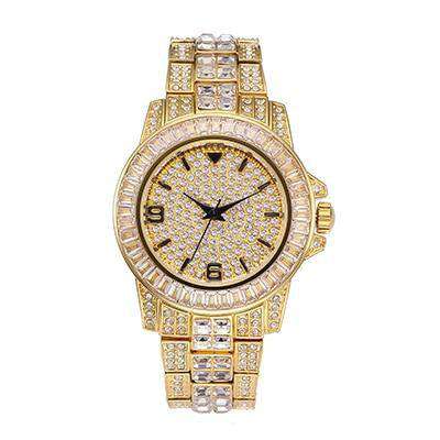 18k Gold Plated Swag and Surf Watch and Chain Combo - Image 15