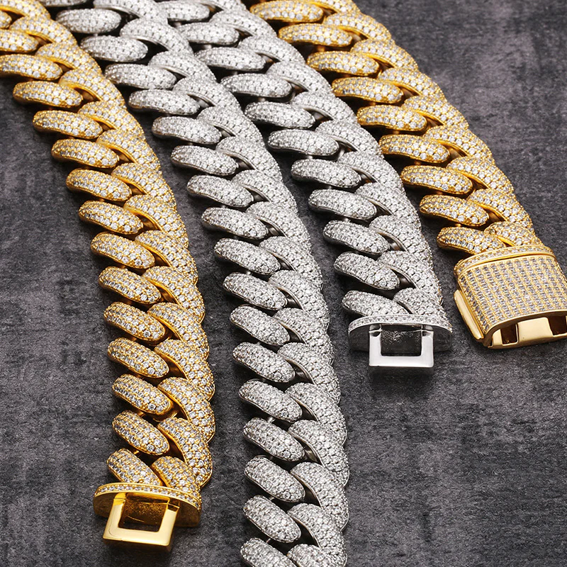 Thicc AF 20MM Fully Iced Out Diamond Cuban Link Chain - Image 2