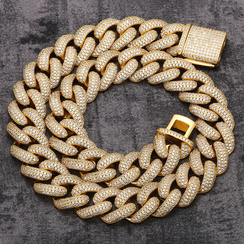 Thicc AF 20MM Fully Iced Out Diamond Cuban Link Chain - Image 6