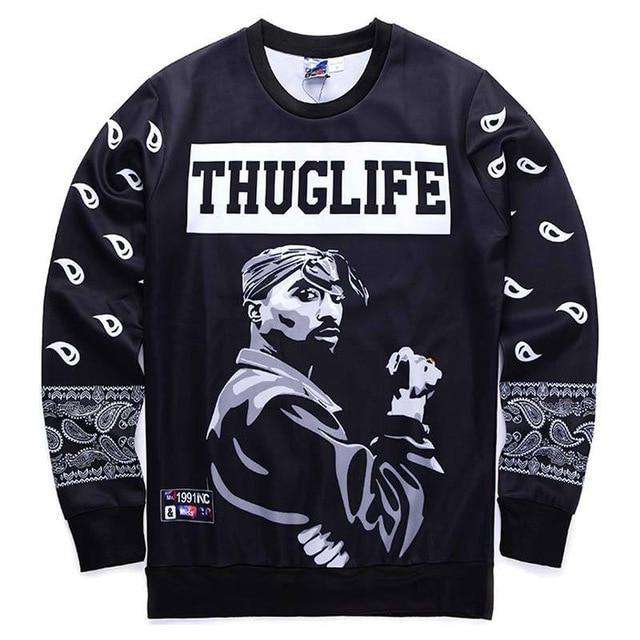 2Pac On Tha Block Pullover - Image 2