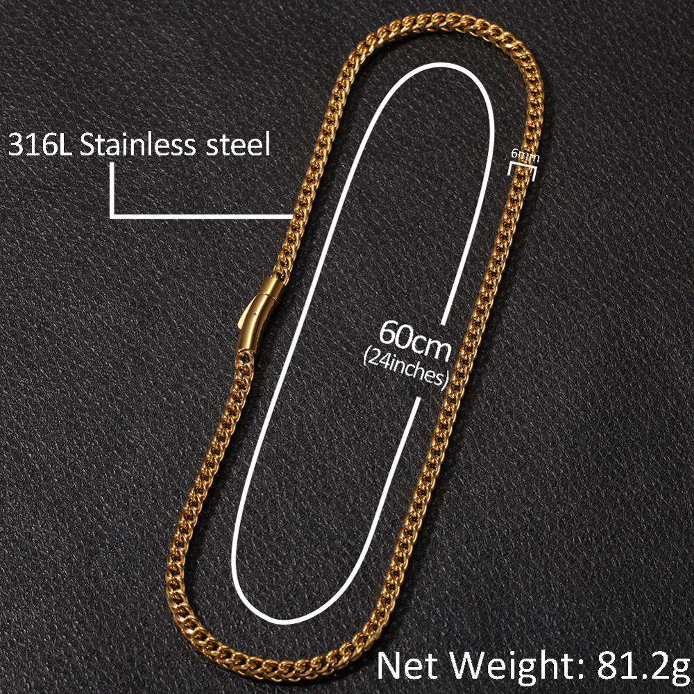 316L Stainless Steel Franco Chain Or Bracelet - Image 18