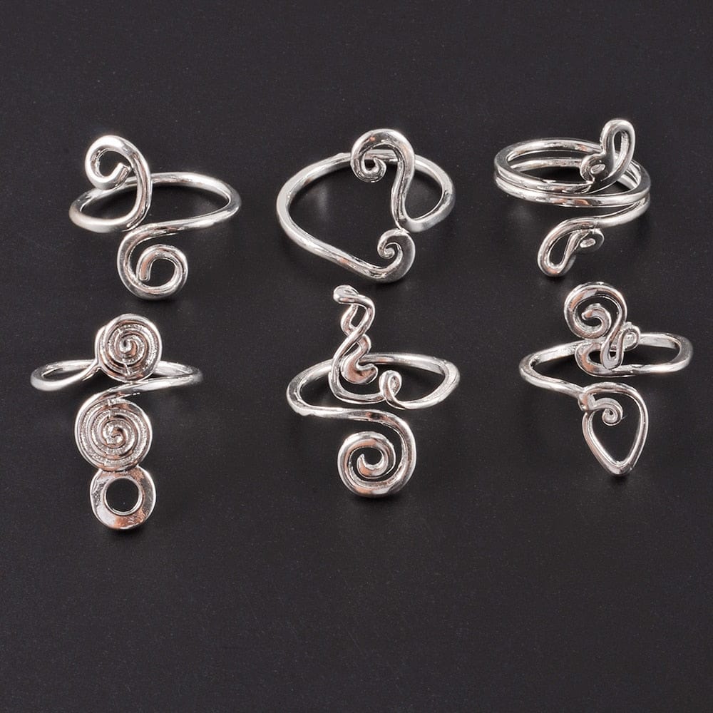361L Stainless Steel Knuckle Adjustable Toe Ring - Image 10