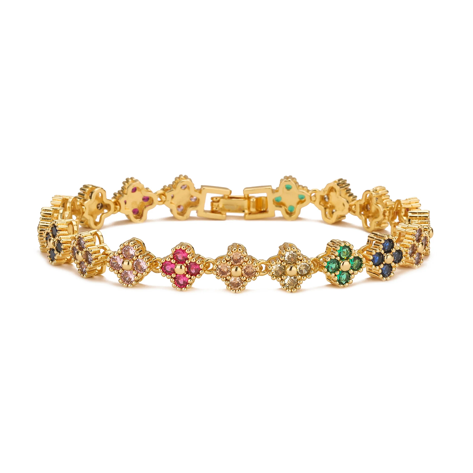 4 Leaf Clover Tennis Bracelet - Image 5