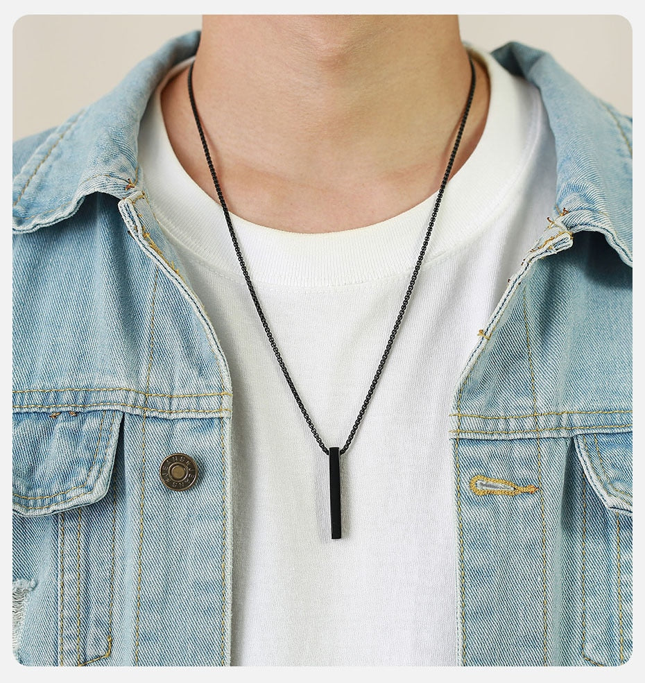 VVS Jewelry 5mm Men's Minimalist Box Pendant Chain - Image 11