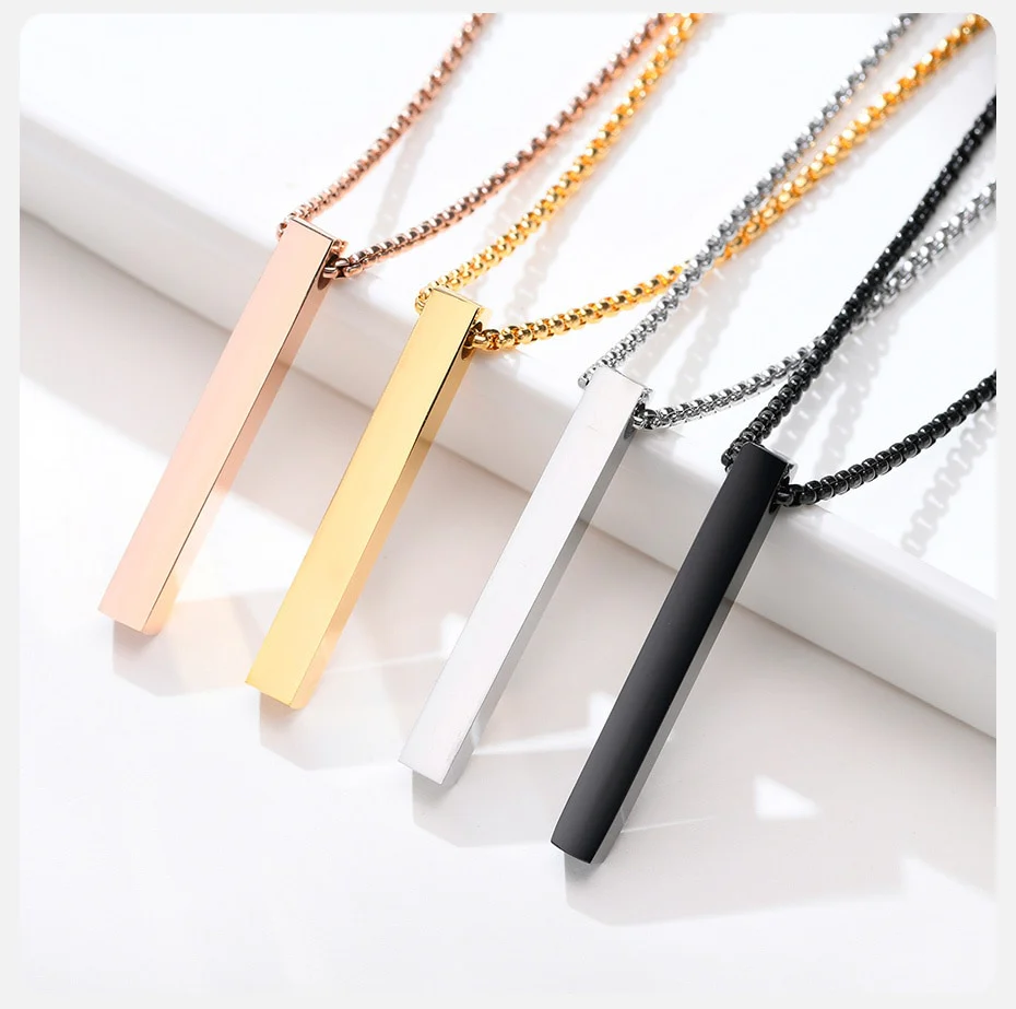 VVS Jewelry 5mm Men's Minimalist Box Pendant Chain - Image 15