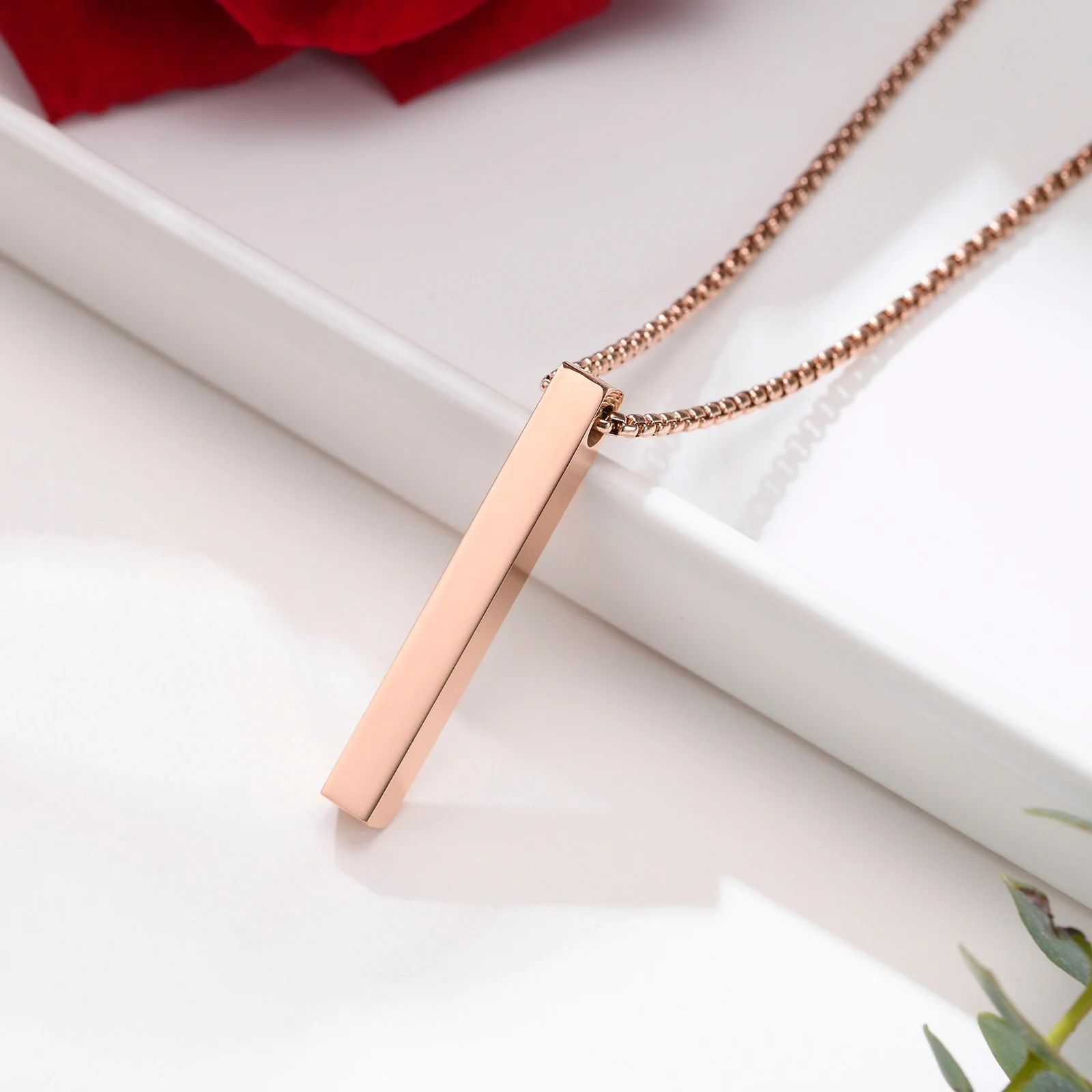 VVS Jewelry 5mm Men's Minimalist Box Pendant Chain - Image 4