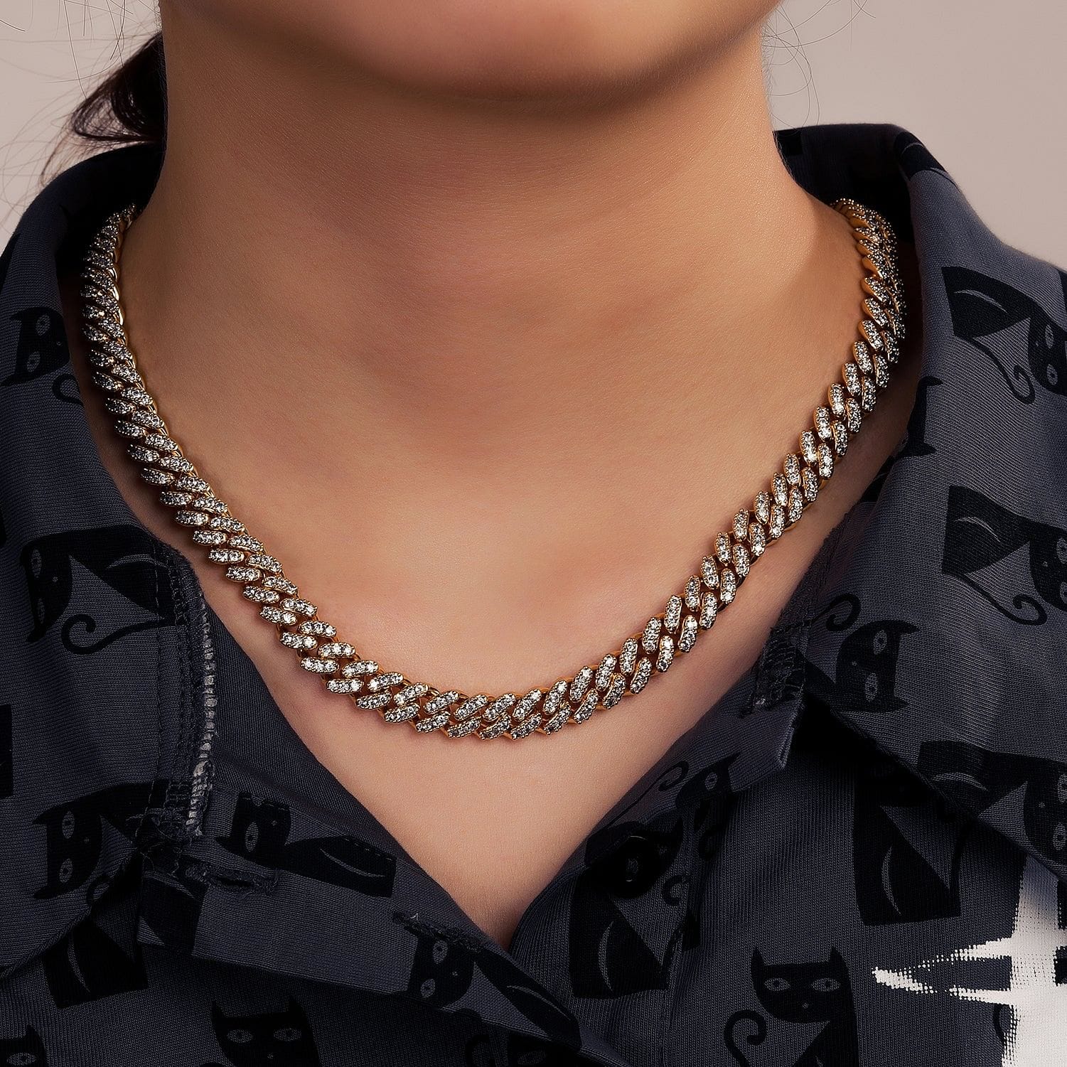 6mm/8mm Iced Out Miami Cuban Chain + FREE bracelet Bundle - Image 4