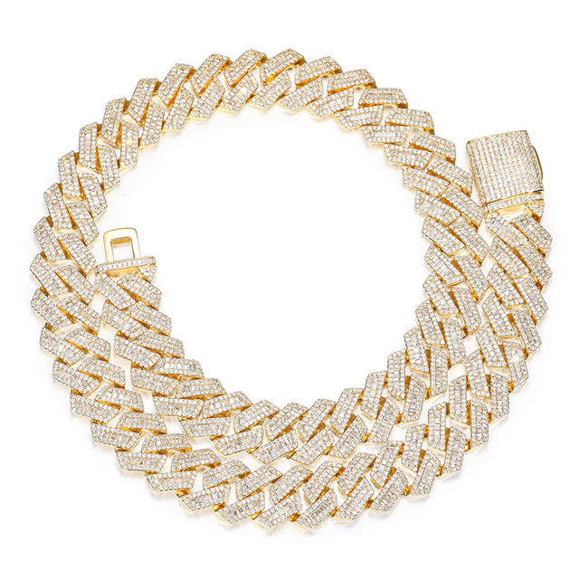 14MM Prong Cuban Chain + Free Bracelet - Image 4