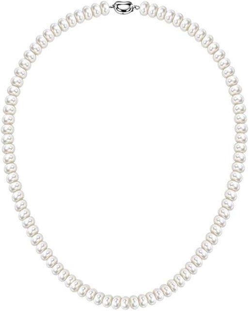 7mm-10mm Large Cultured Pearl Necklace - Image 8