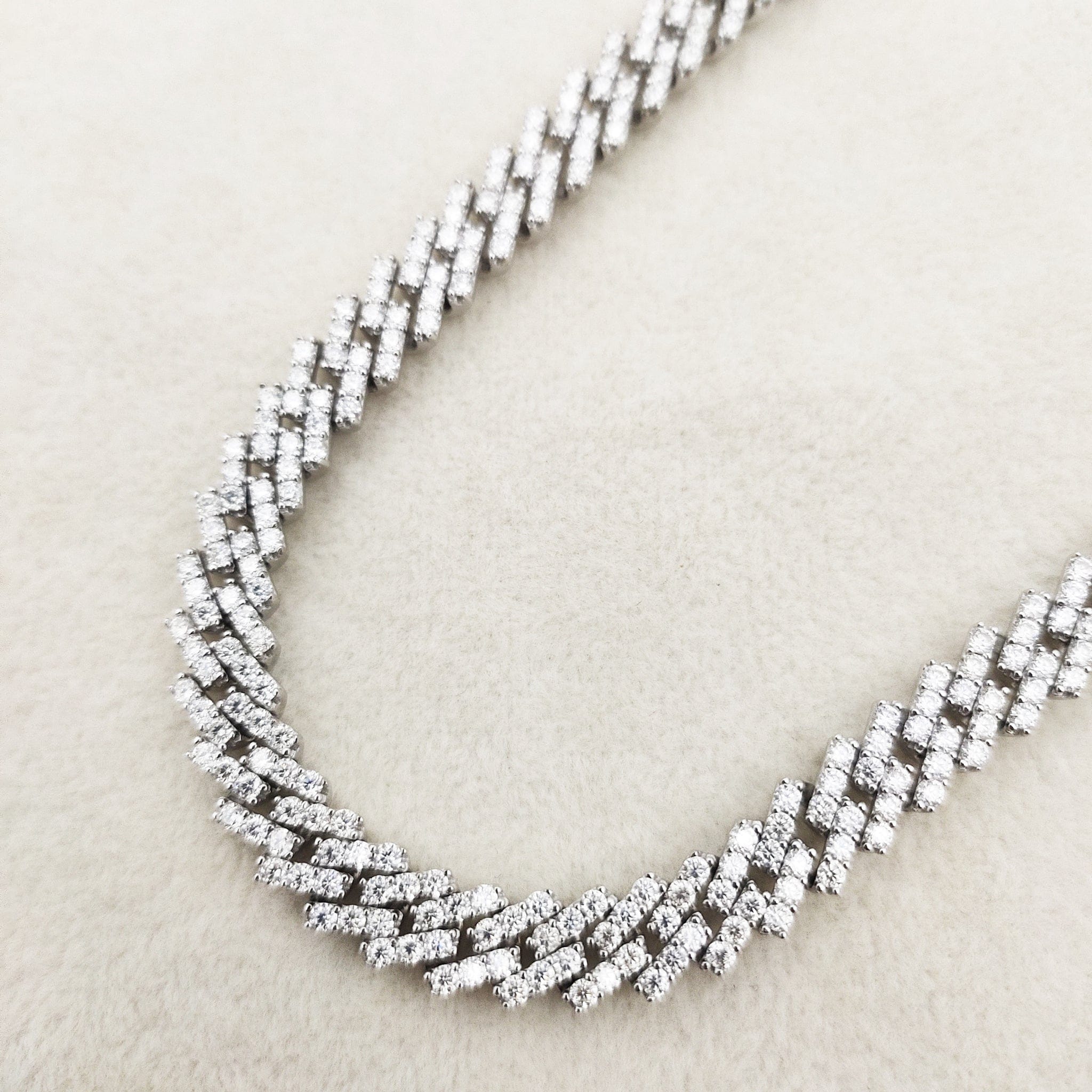 8MM 925 Sterling Silver VVS1 Moissanite Cuban Chain - Image 7