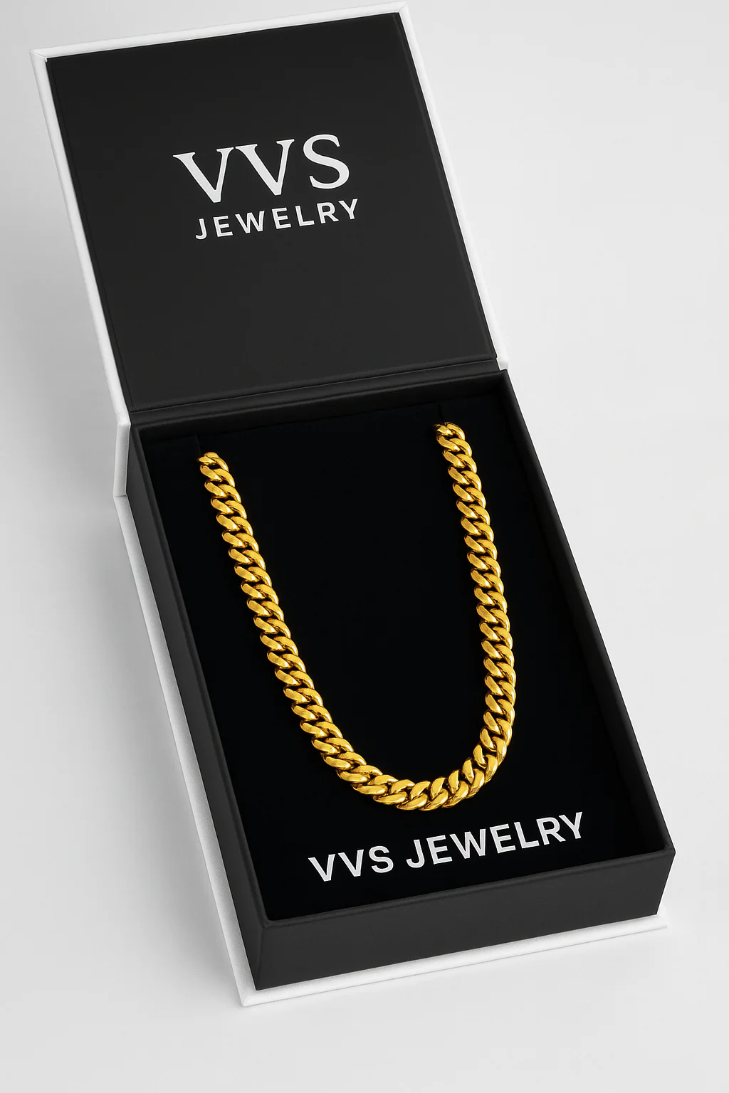 8mm Cuban Chain & FREE Cuban Bracelet Bundle - Image 2