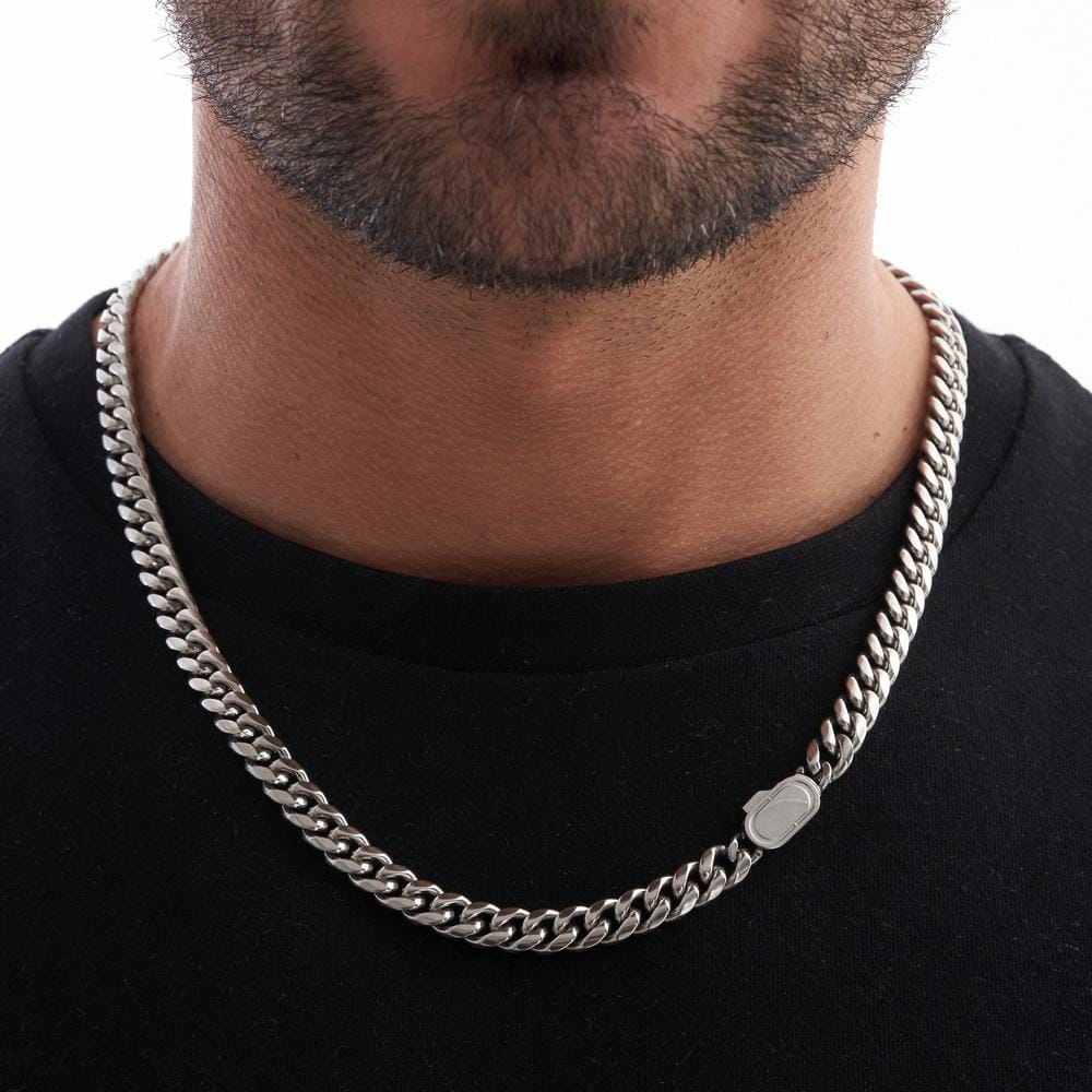 8mm Cuban Chain & FREE Cuban Bracelet Bundle - Image 5