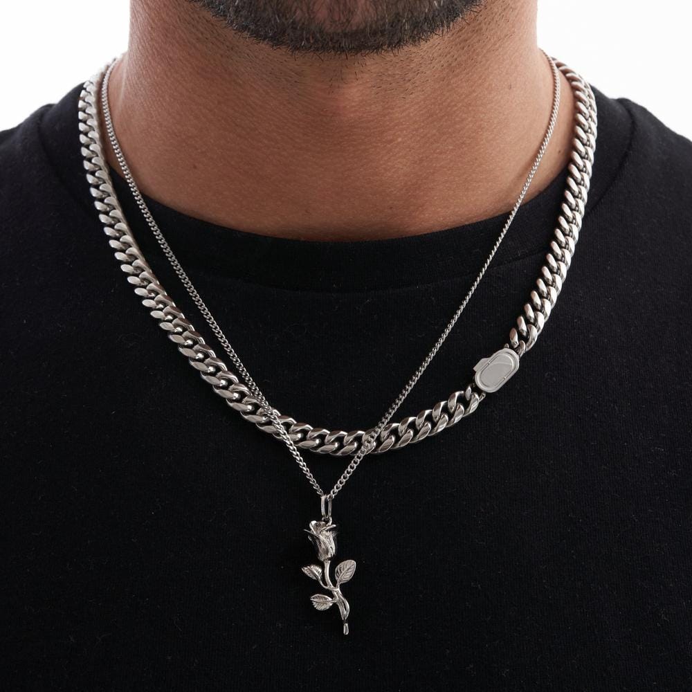 8mm Cuban Chain & FREE Cuban Bracelet Bundle - Image 7