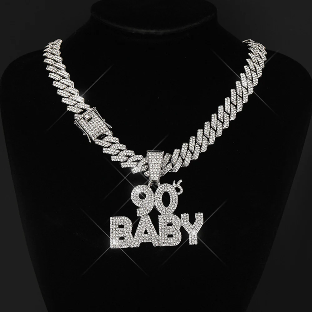 90's BABY Pendant Cuban Chain - Image 2