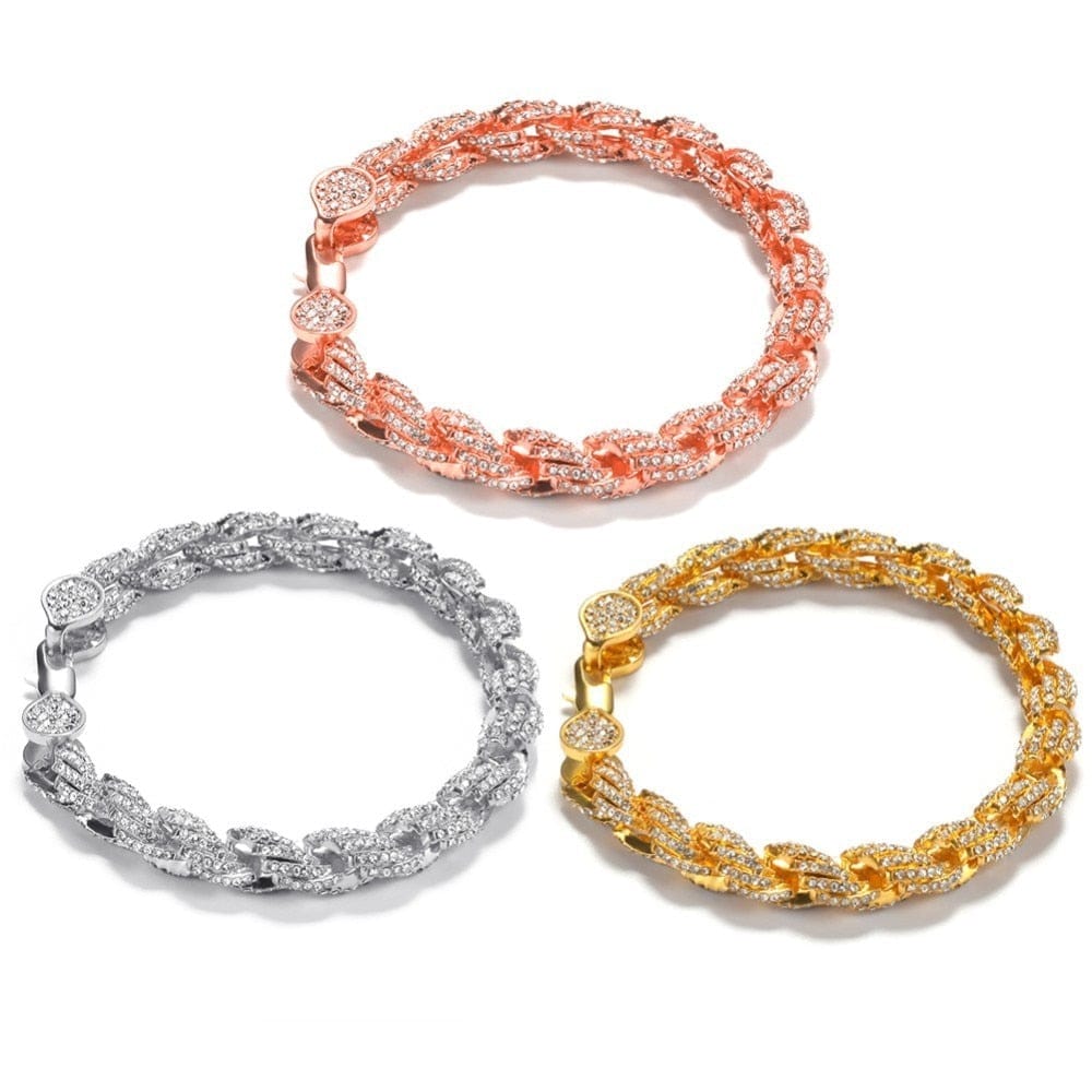 9mm Iced Out Thick Rope Chain and Bracelet Bundle - Image 10