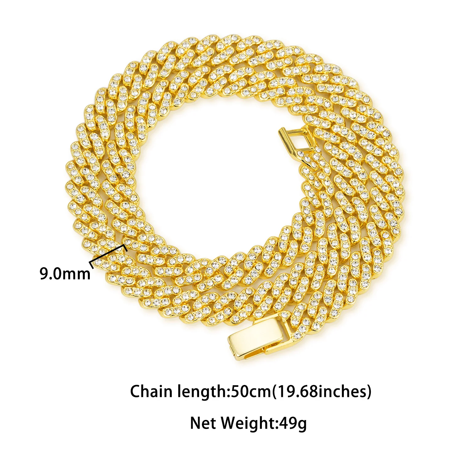 9mm Micro Cuban Chain and Bracelet Bundle - Image 7