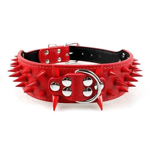 Adjustable Spiked Studded Dog Collar - Image 3