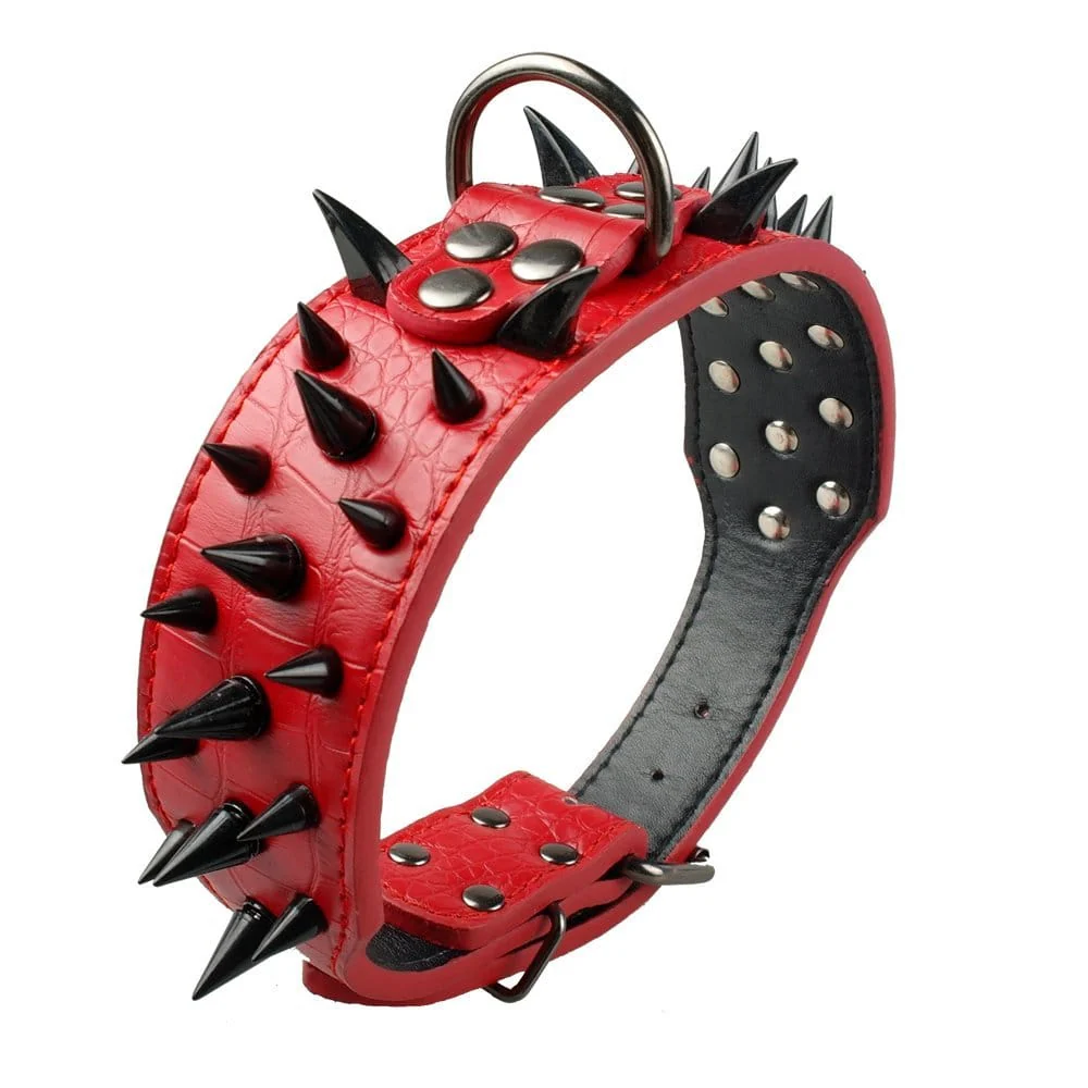 Adjustable Spiked Studded Dog Collar - Image 8