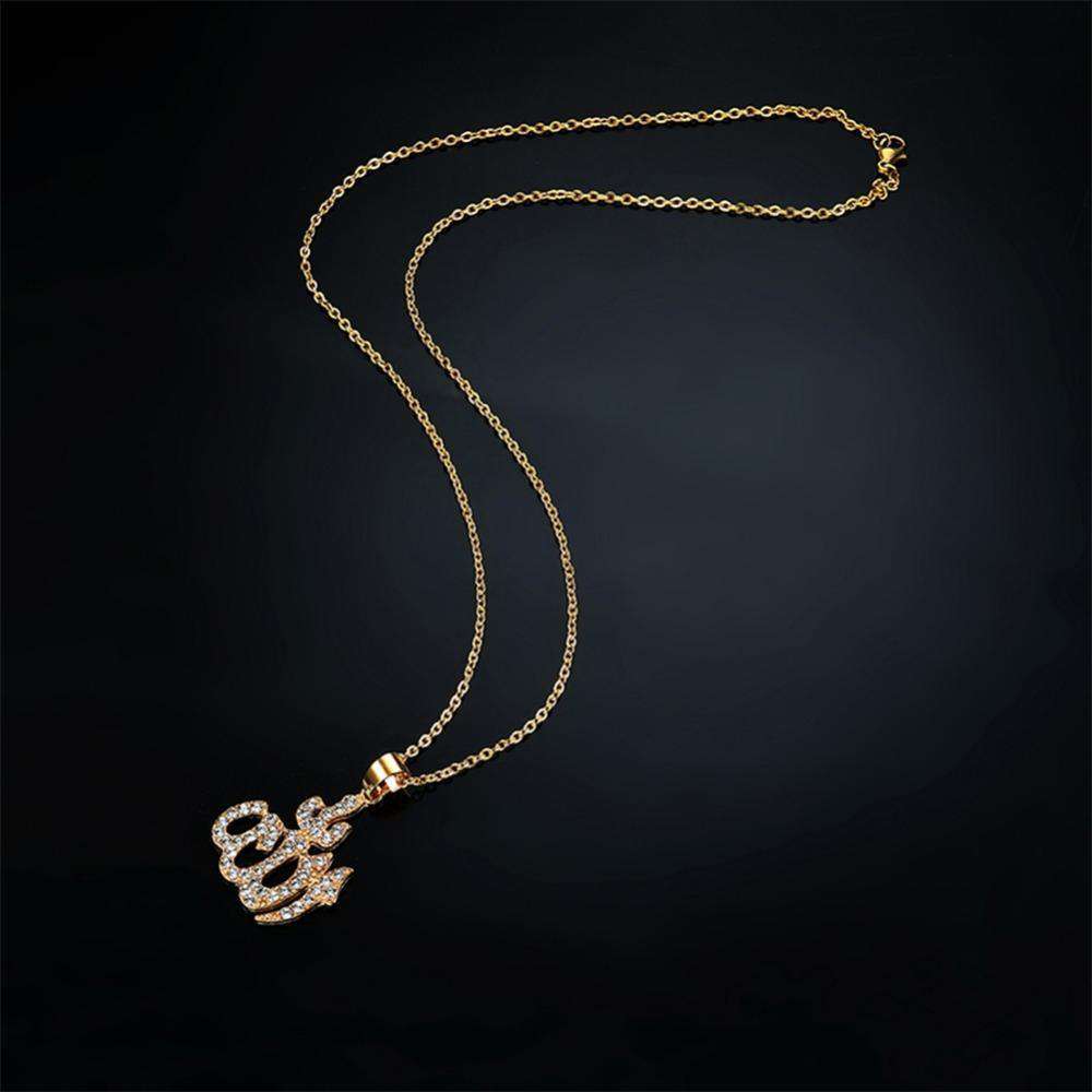 Allah Bling Pendant Necklace - Image 4