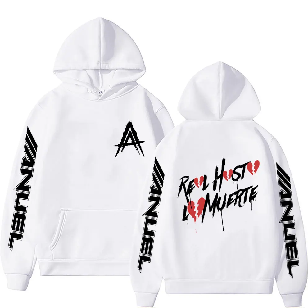 Anuel AA Real Hasta La Muerte Graphic Hoodie - Image 3