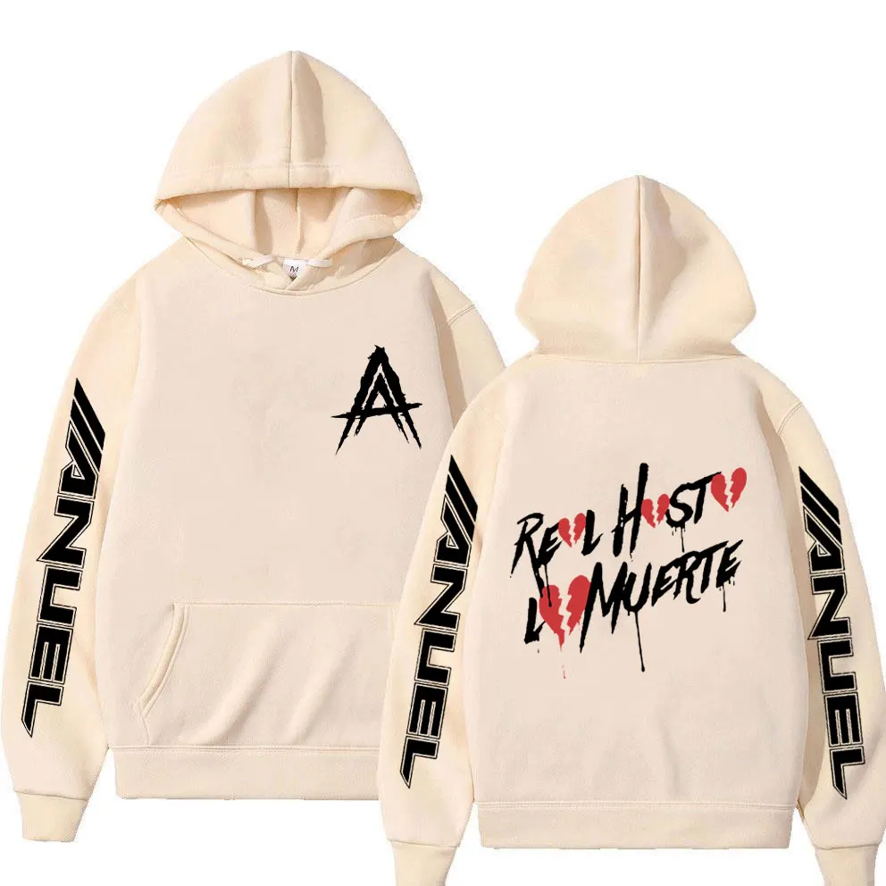 Anuel AA Real Hasta La Muerte Graphic Hoodie - Image 4