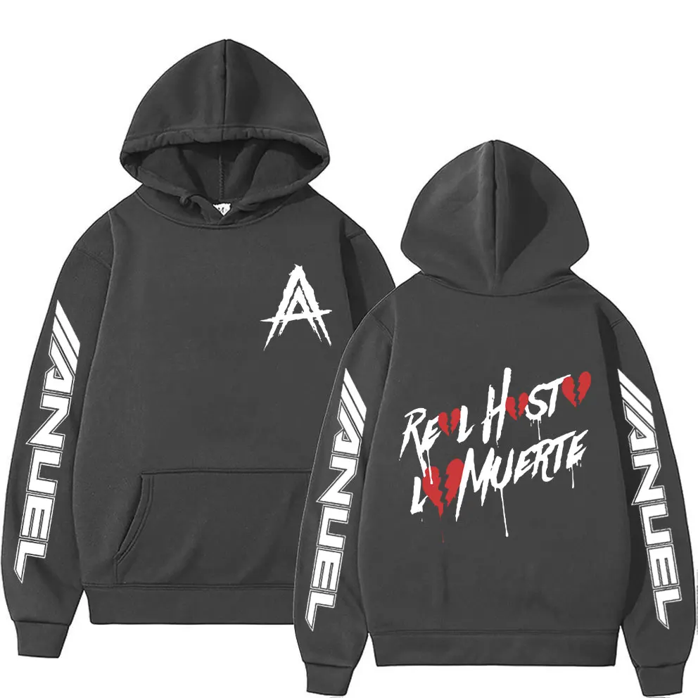 Anuel AA Real Hasta La Muerte Graphic Hoodie - Image 5