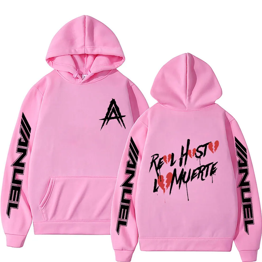 Anuel AA Real Hasta La Muerte Graphic Hoodie - Image 7