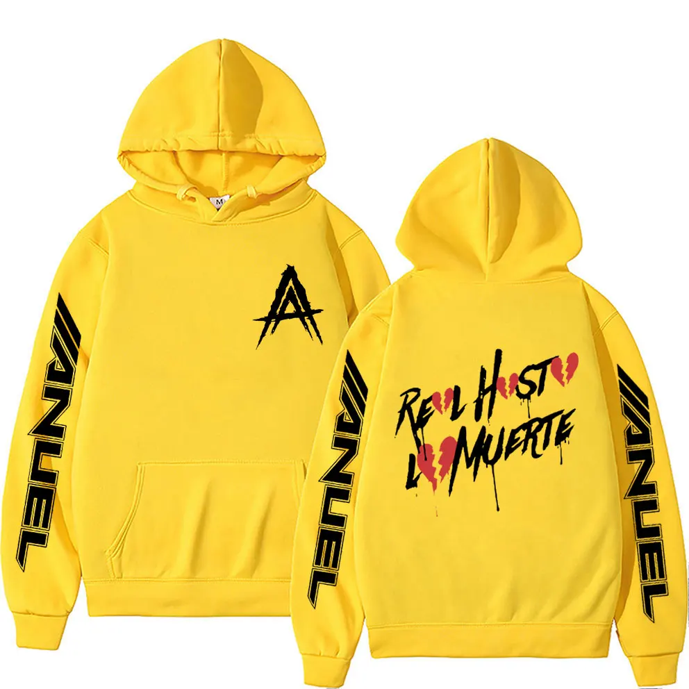 Anuel AA Real Hasta La Muerte Graphic Hoodie - Image 9