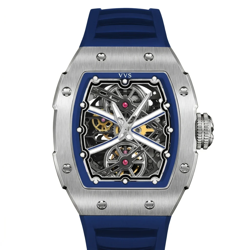 VVS Watches⢠Tonneau | The Runway Skeleton - Image 2