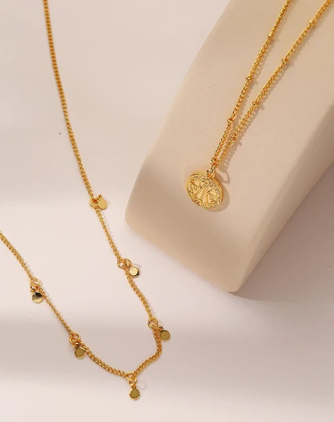 Arabic Pendant Layered Bead Necklace - Image 4