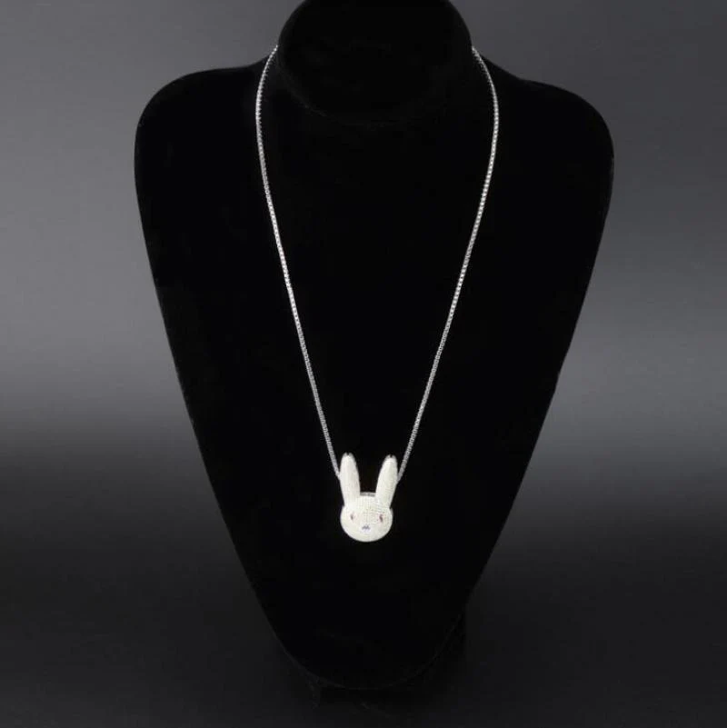 Bad Bunny Pendant Necklace Rapper Chain - Image 5