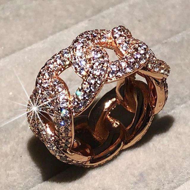 BAWS 925 Sterling Silver Cuban Link Ring - Image 7