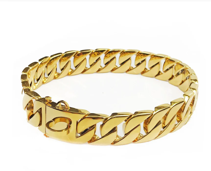 Big Dawg 32mm Smooth Cuban Link Dog Collar - Image 21