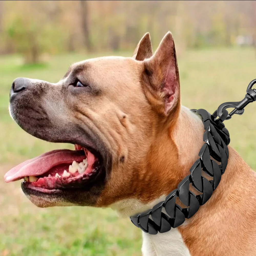 Big Dawg 32mm Smooth Cuban Link Dog Collar - Image 26