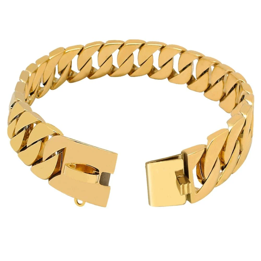 Big Dawg 32mm Smooth Cuban Link Dog Collar - Image 8