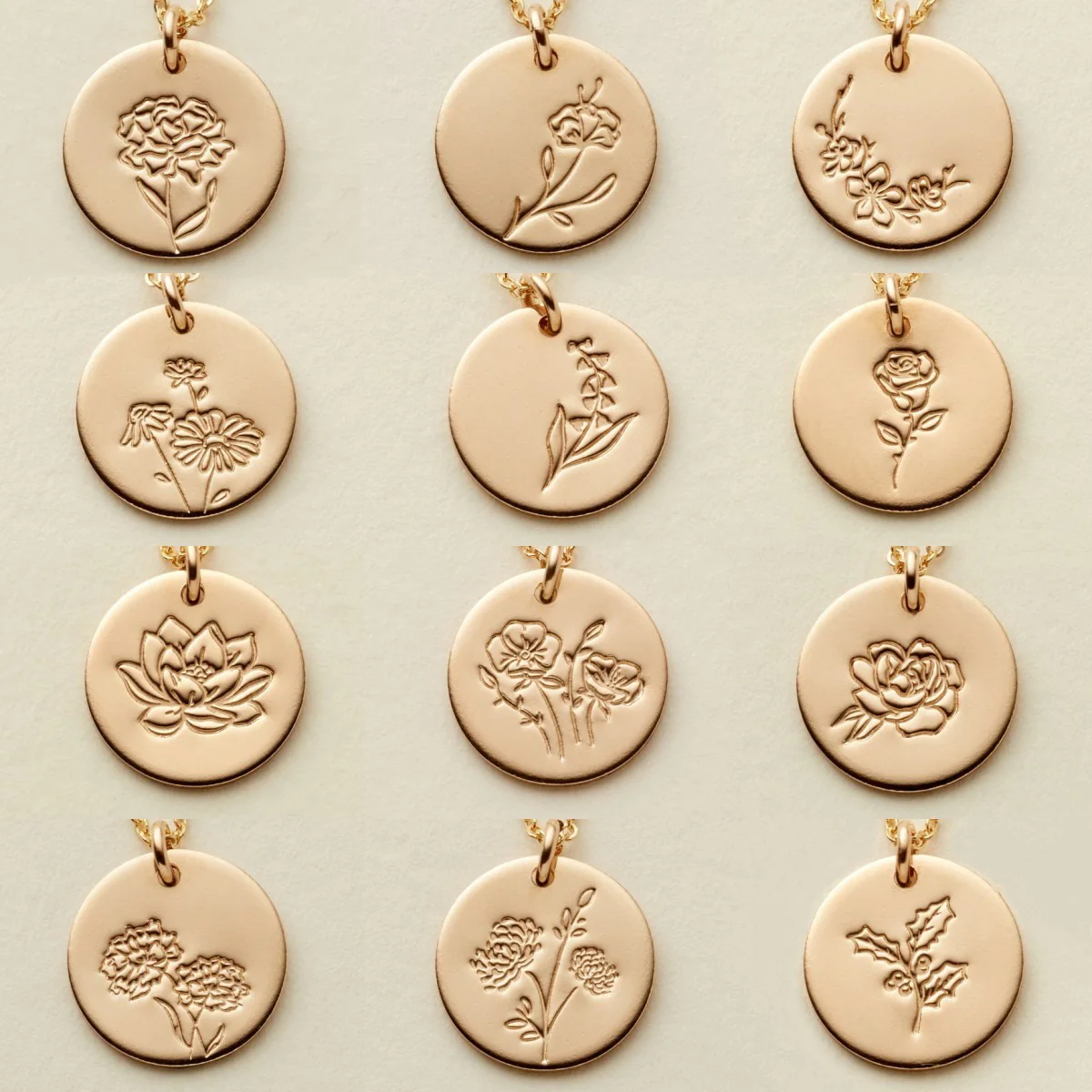 Birth Flower Necklace - Image 3