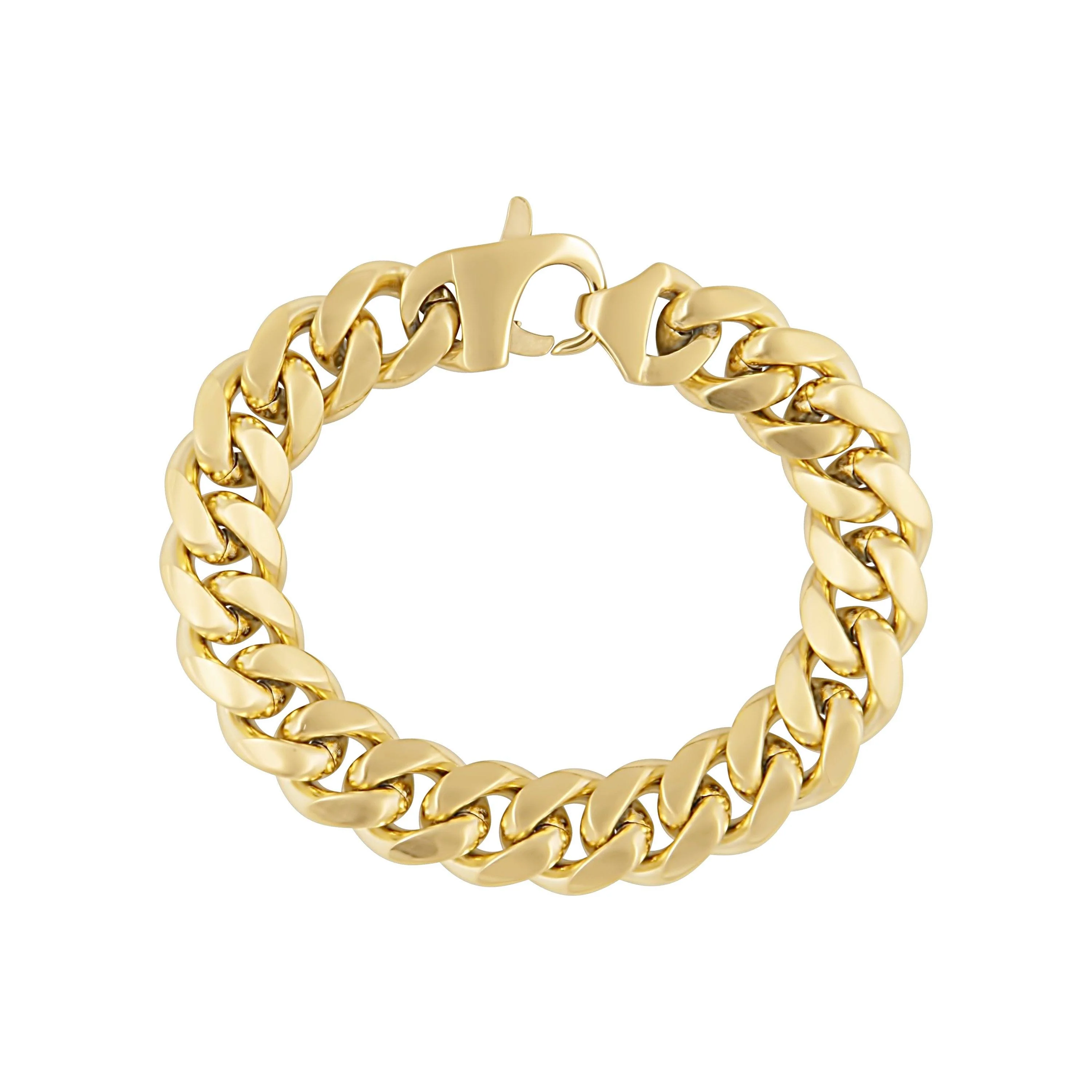 Diana Gold Chunky Cuban Link Bracelet - Image 2