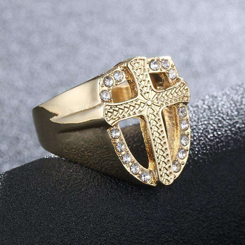Bless Up Gold Cross Ring - Image 5