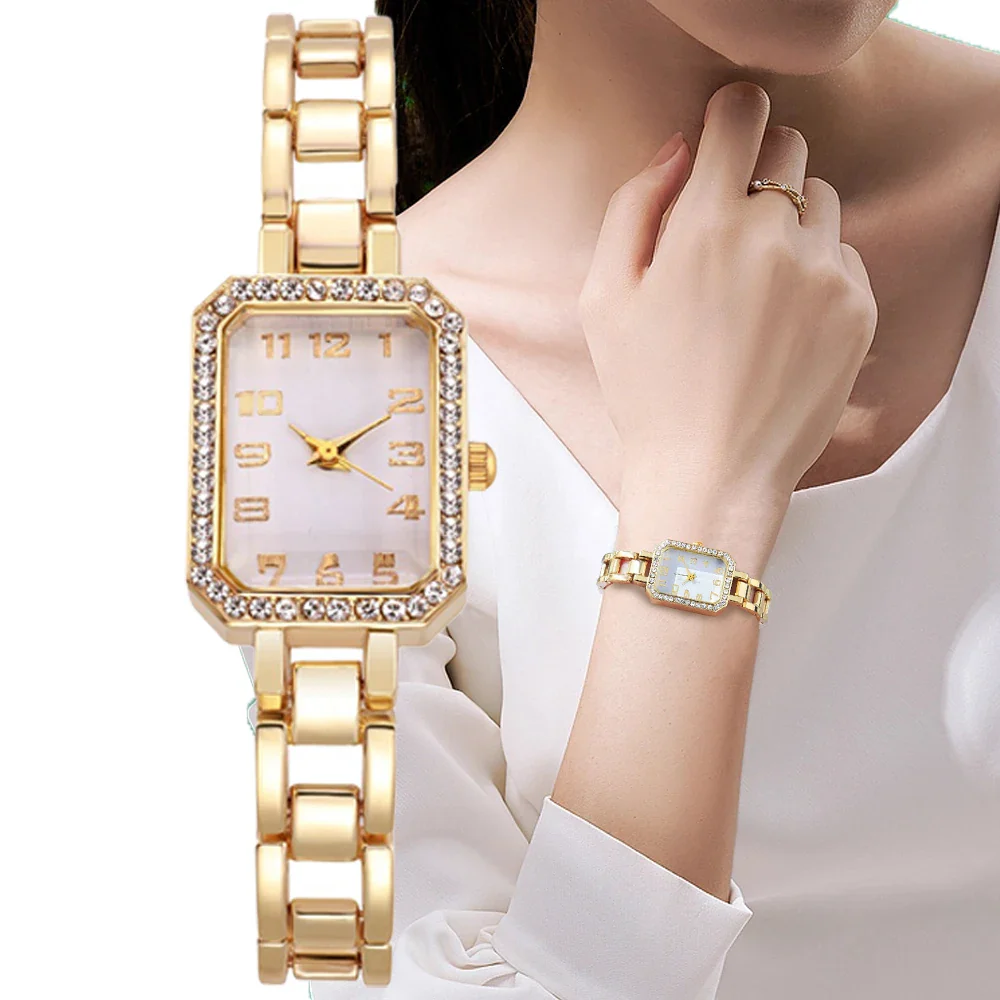 Bling Classic Square Women's Watch - Image 4
