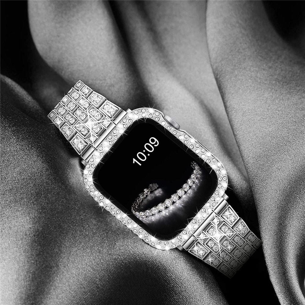 Blinged-out Apple Watch Band+ Free Icy Case - Image 8